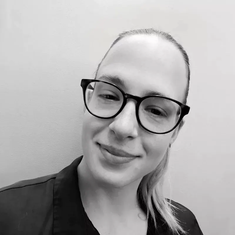 Caroline Grimwood, Projektadministratör på Signz Porträtt av Caroline Grimwood, Projektadministratör på Signz